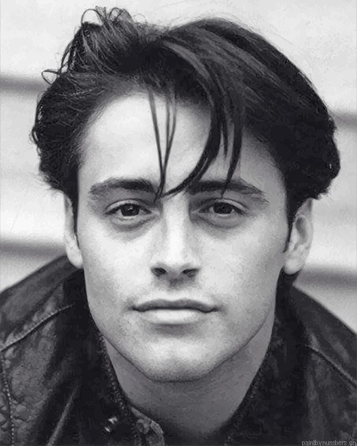 Black And White Joey Tribbiani Actors Painting By Numberss.png