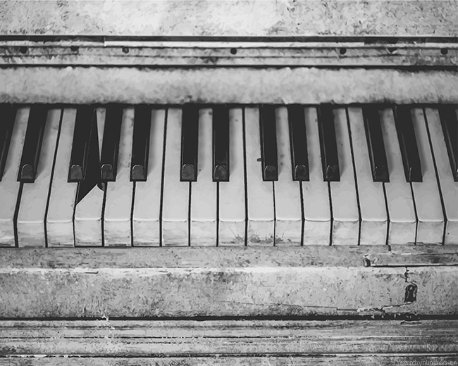 Black And White Piano Painting By Numbers.png