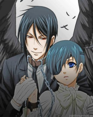 Black Butler Japanese Anime Painting By Numbers.png
