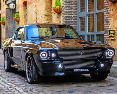 Black Chevy Camaro Painting By Numbers.png