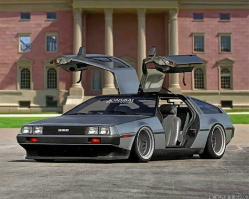 Black Delorean Painting By Numbers.png