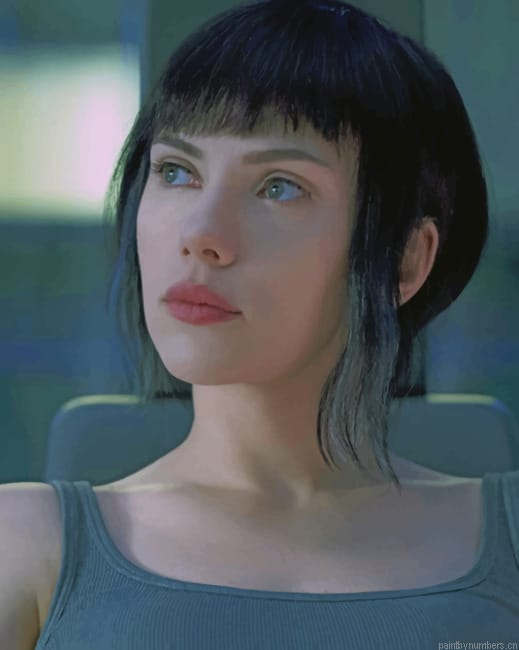 Black Haired Scarlett Johansson Actors Painting By Numberss.png