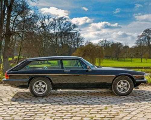 Black Jaguar Xjs Painting By Numbers.png
