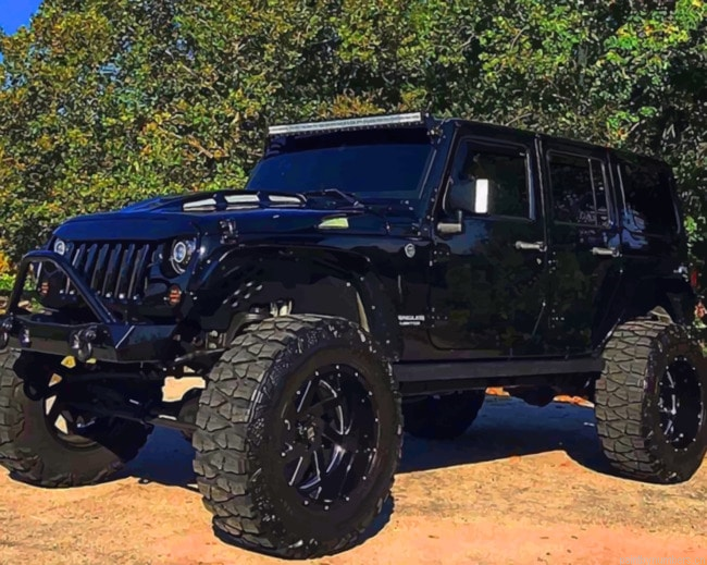 Black Jeep Car Painting By Numberss.png