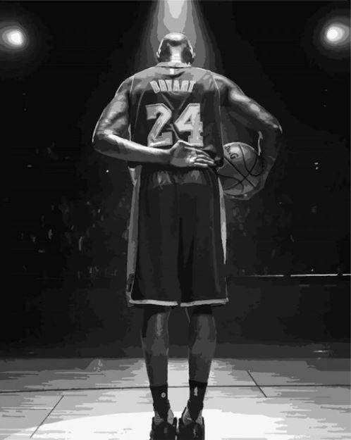 Black Mamba Kobe Basketball Painting By Numbers.png