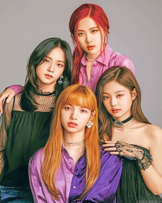 Black Pink Kpop Painting By Numberss.png