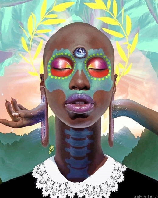 Black Surrealism Art Painting By Numbers.png
