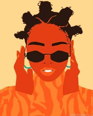 Black Woman Style Painting By Numberss.png
