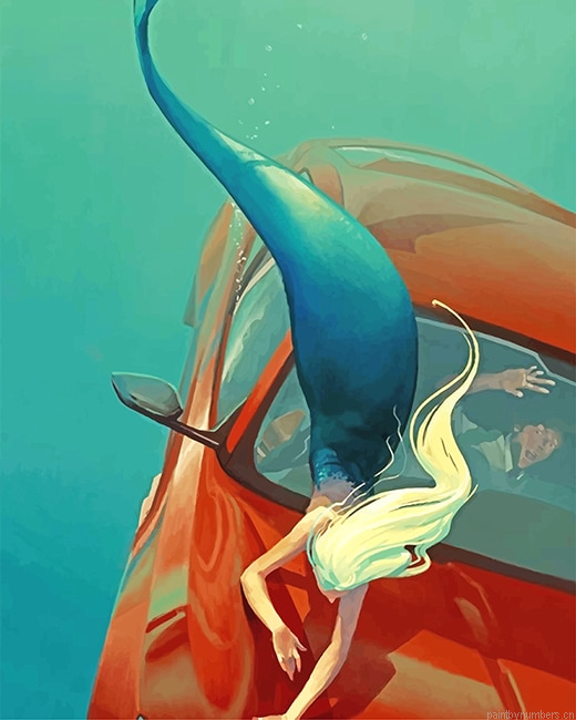 Blonde Mermaid Painting By Numbers.png