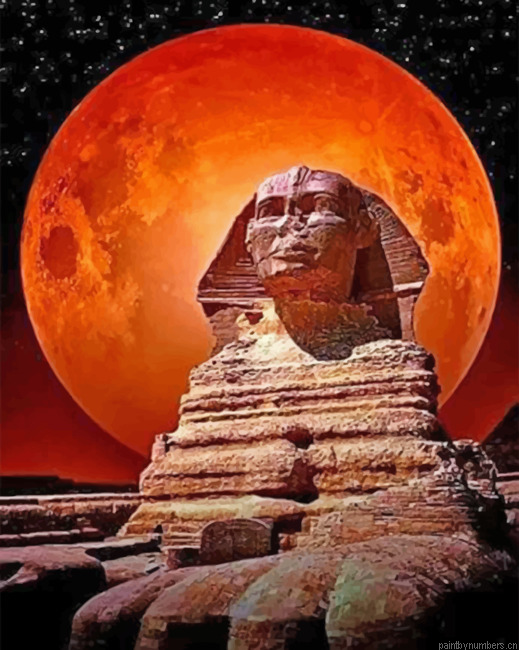 Blood Moon With Pyramid Painting By Numberss.png