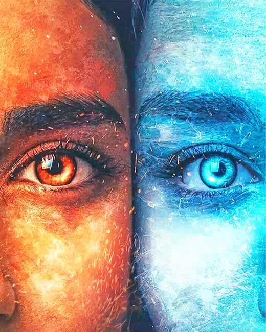 Blue And Orange Eyes Painting By Numbers.png