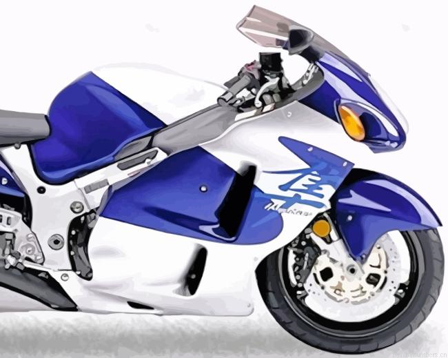 Blue And Silver 2002 Hayabusa Painting By Numberss.png