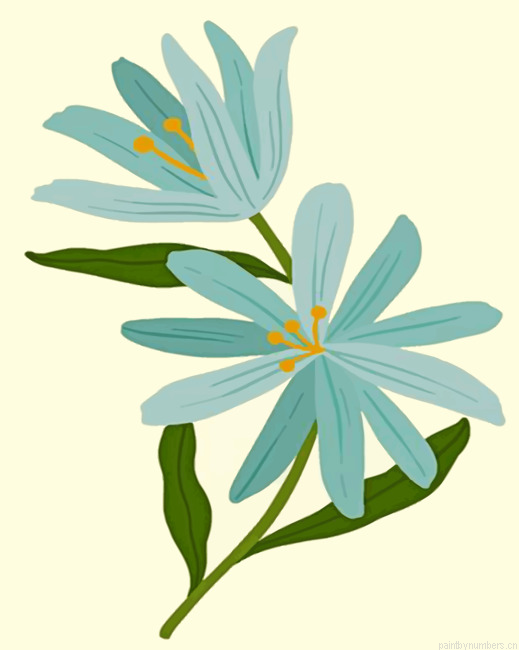 Blue Botanical Painting By Numberss.png