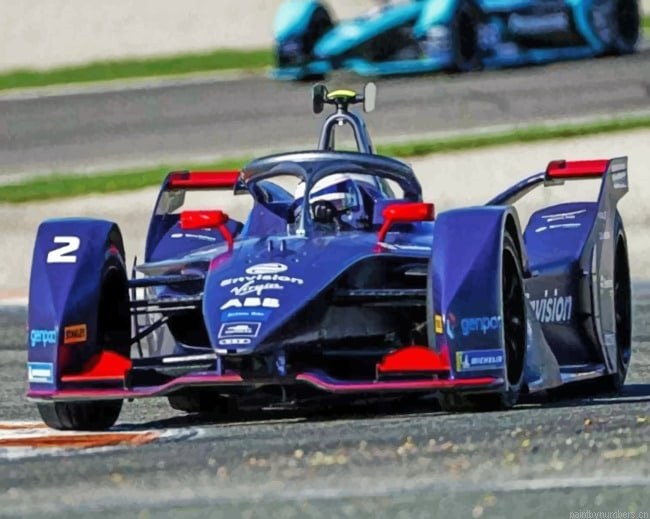 Blue Formula One Painting By Numbers.png