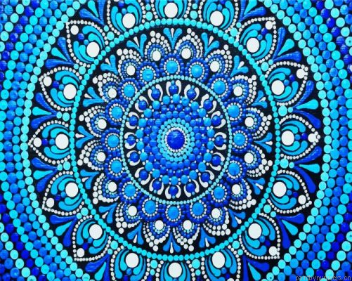 Blue Mandala Painting By Numbers.png