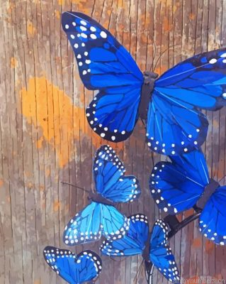 Blue Monarch Butterfly Painting By Numbers.png