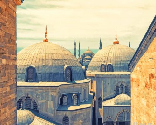 Blue Mosque In Istanbul Painting By Numbers.png