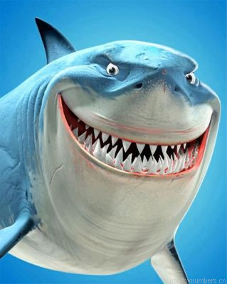 Blue Shark Painting By Numbers.png