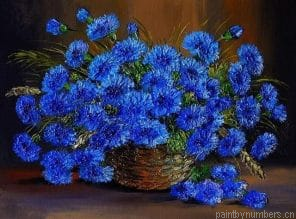 Bluebonnets In A Vase Painting By Numberss.png