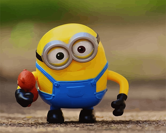 Bob The Minion Animation Painting By Numberss.png