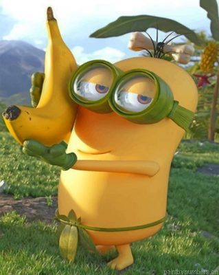 Bob The Minion Painting By Numbers.png