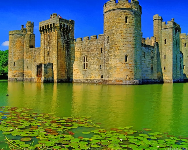 Bodiam Castle Buildings Painting By Numberss.png