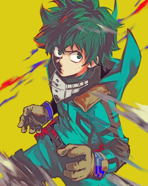 Boku No Hero Deku Painting By Numbers.png