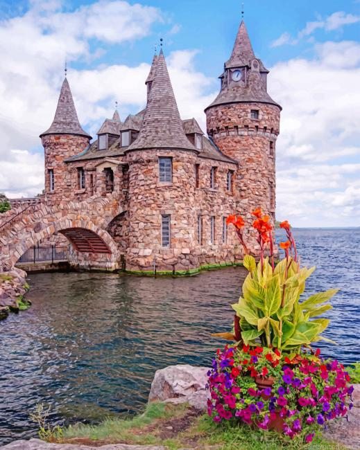 Boldt Castle Buildings Painting By Numberss.png
