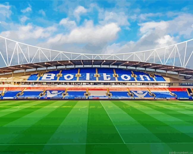 Bolton Wanderers Stadium Painting By Numberss.png