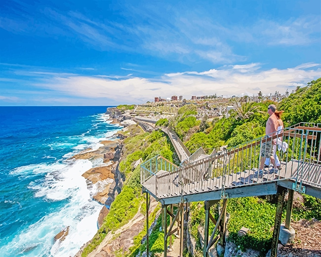 Bondi To Coogee Walk Sydney Painting By Numberss.png
