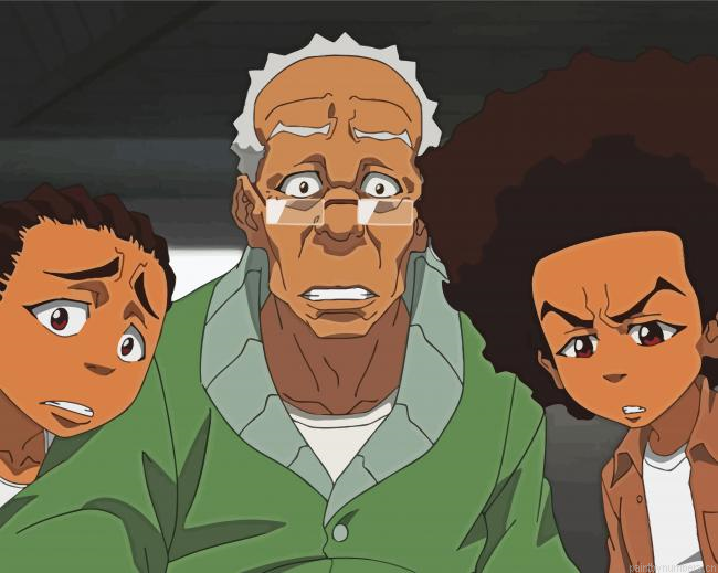 Boondocks Characters Painting By Numberss.png