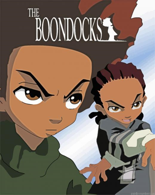 Boondocks Poster Painting By Numberss.png