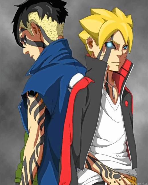 Boruto And Kawaki Painting By Numberss.png
