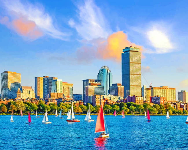 Boston Skyline View Painting By Numbers.png