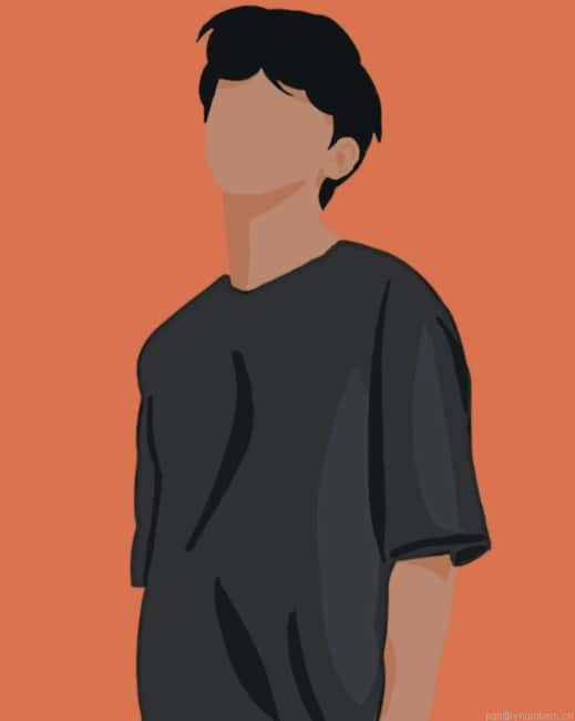 Boy Illustration Painting By Numberss.png