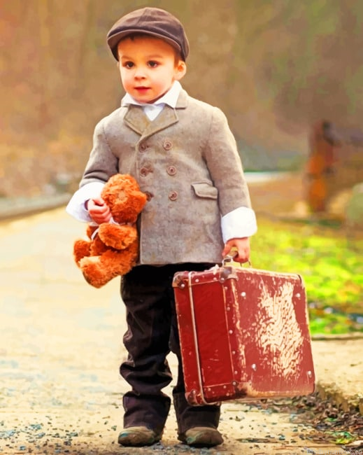 Boy With Bag Painting By Numberss.png