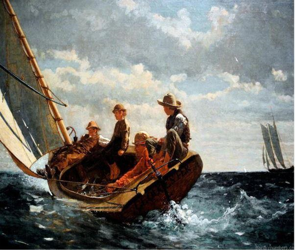 Boys In Boat Painting By Numbers.png