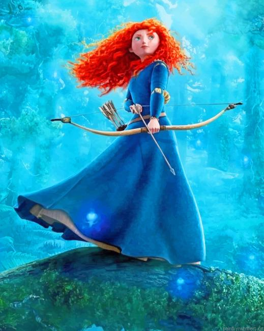 Brave Merida Animations Painting By Numberss.png
