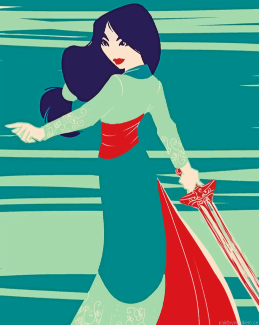 Brave Mulan Painting By Numbers.png