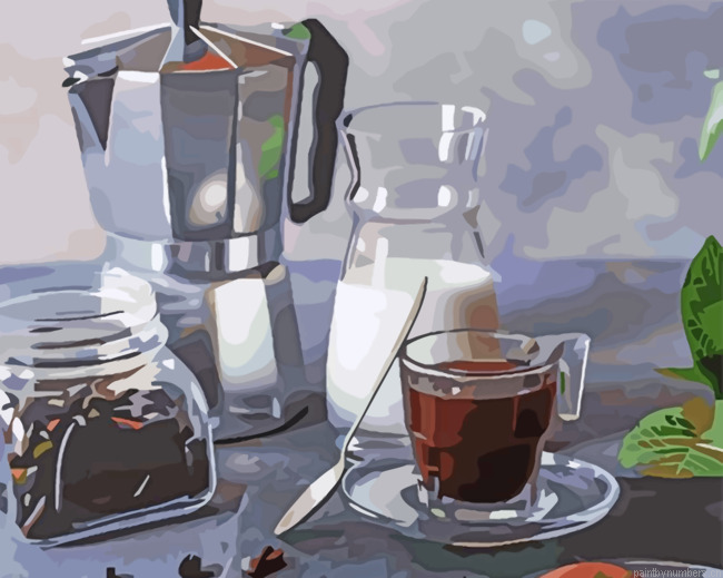 Breakfast Drinks Painting By Numberss.png