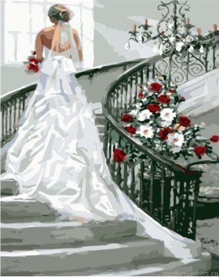 Bride In Wedding Painting By Numbers.png
