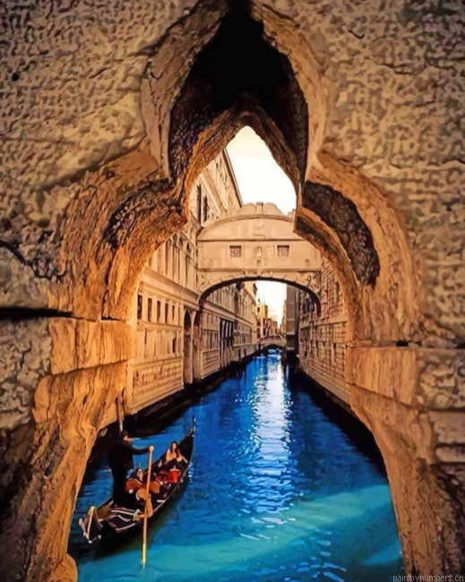 Bridge Of Sighs Italy Cities Painting By Numberss.png