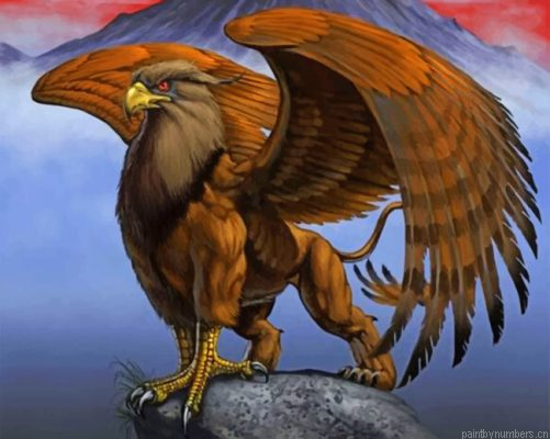 Brown Griffin Painting By Numbers.png