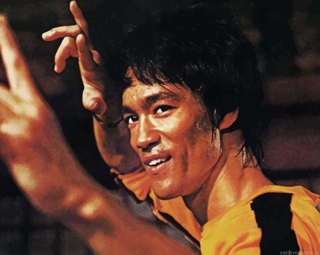 Bruce Lee The Human Dragon Actors Painting By Numberss.png