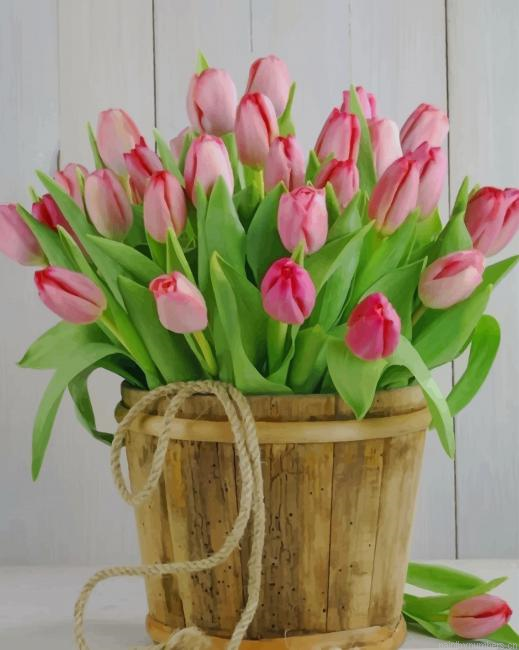 Bucket Of Tulips Painting By Numbers.png