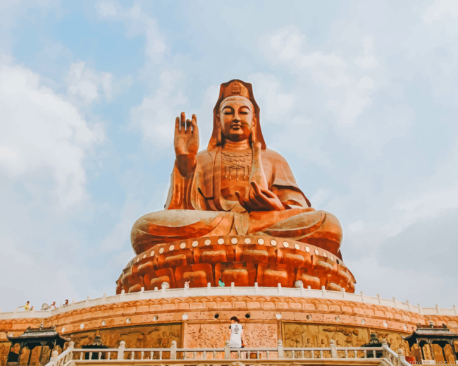 Buddha Statue In China Painting By Numberss.png