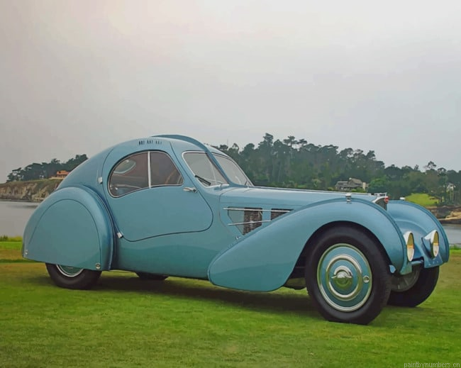 Bugatti Type Atlantic Coupe Cars Painting By Numberss.png