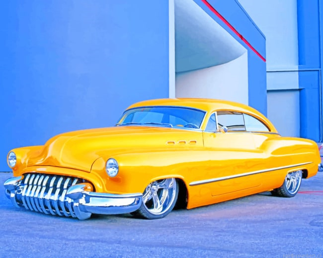 Buick 1950 Hot Rod Cars Painting By Numberss.png
