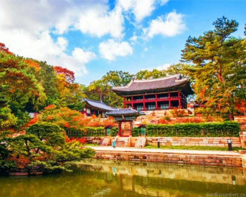 Bukchon Hanok Village Korea Painting By Numbers.png