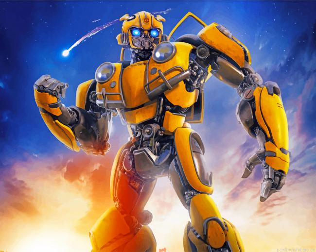 Bumblebee Robot Painting By Numbers.png
